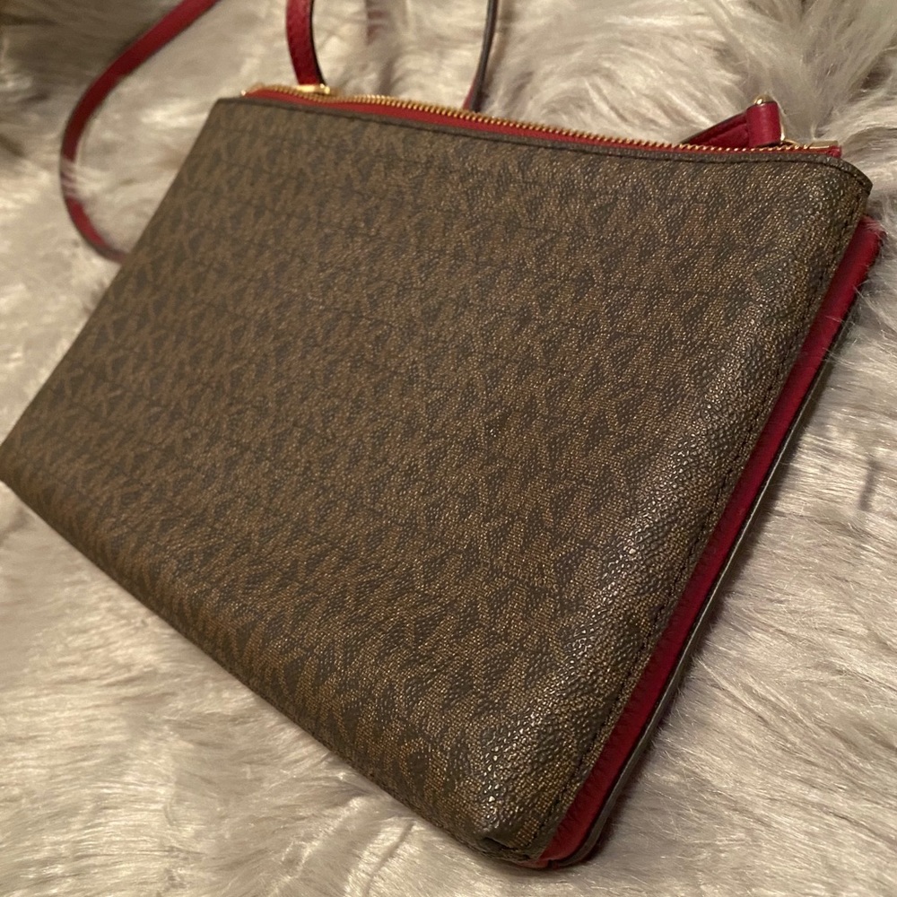Michael Kors Crossbody (wine color)